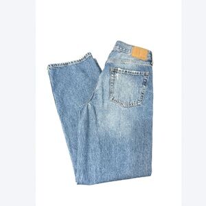 Aeropostale Low Rise Distressed Skater Jeans | Size 2 | Flare Leg, Dark Wash